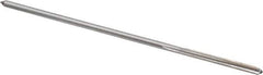Interstate - #44 High Speed Steel 4 Flute Chucking Reamer - Straight Flute, 0.081" Straight Shank, 3/4" Flute Length, 3" OAL - Apex Tool & Supply