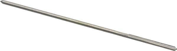 Interstate - #47 High Speed Steel 4 Flute Chucking Reamer - Straight Flute, 0.072" Straight Shank, 3/4" Flute Length, 3" OAL - Apex Tool & Supply