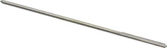 Interstate - #47 High Speed Steel 4 Flute Chucking Reamer - Straight Flute, 0.072" Straight Shank, 3/4" Flute Length, 3" OAL - Apex Tool & Supply