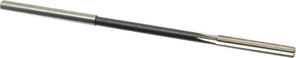 Interstate - Letter A High Speed Steel Chucking Reamer - Straight Flute, 0.2265" Straight Shank, 1-1/2" Flute Length, 6" OAL - Apex Tool & Supply