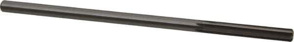 Interstate - Letter F High Speed Steel Chucking Reamer - Straight Flute, 1/4" Straight Shank, 1-1/2" Flute Length, 6" OAL - Apex Tool & Supply