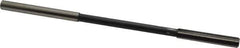 Interstate - Letter K High Speed Steel Chucking Reamer - Straight Flute, 1/4" Straight Shank, 1-1/2" Flute Length, 6" OAL - Apex Tool & Supply