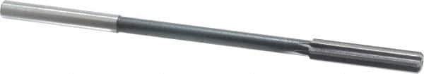 Interstate - Letter T High Speed Steel Chucking Reamer - Straight Flute, 0.3105" Straight Shank, 1-3/4" Flute Length, 7" OAL - Apex Tool & Supply