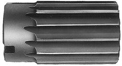 Interstate - 2-7/8" Reamer Diam, Straight Flute Shell Reamer - Apex Tool & Supply