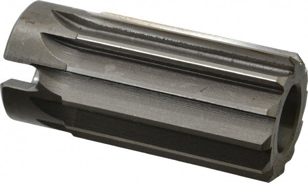 Interstate - 1-3/8" Reamer Diam, Straight Flute Shell Reamer - Apex Tool & Supply