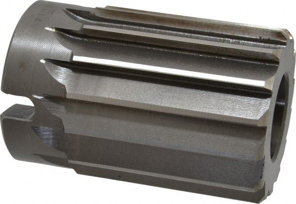 Interstate - 2-1/2" Reamer Diam, Straight Flute Shell Reamer - Apex Tool & Supply