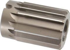 Interstate - 2-5/8" Reamer Diam, Straight Flute Shell Reamer - Apex Tool & Supply