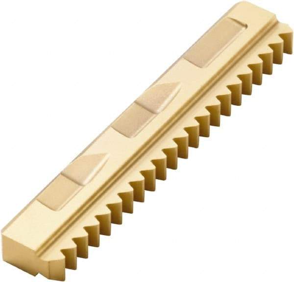 Seco - 8 TPI, Internal/External Thread, Whitworth Standard, 396.19 F30M Grade Thread Mill Insert - Carbide, TiAlN/TiN Coating - Apex Tool & Supply