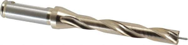 Seco - 12.5 to 12.99mm Diam, 7xD, 3.543" Max Depth, 5/8" Shank Diam, 3.976" Flute, 6.575" OAL, Replaceable Tip Drill - SD100 Insert, SD107 Toolholder, Series SD107 - Apex Tool & Supply