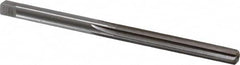 Made in USA - 17/64" Diam, Straight Shank, 2-1/8" Flute, Hand Reamer - Apex Tool & Supply