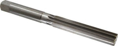 Made in USA - 1-1/4" Diam, Straight Shank, 6-1/8" Flute, Hand Reamer - Apex Tool & Supply