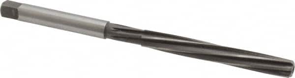 Made in USA - 1/4" Diam, Straight Shank, 2" Flute, Hand Reamer - Apex Tool & Supply