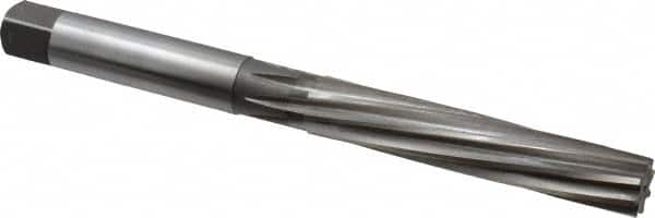 Made in USA - 5/8" Diam, Straight Shank, 3-1/2" Flute, Hand Reamer - Apex Tool & Supply