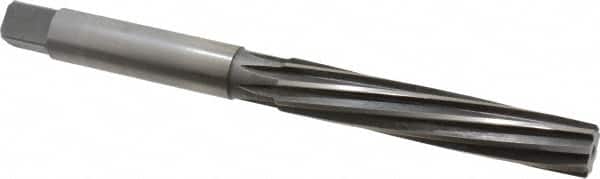 Made in USA - 3/4" Diam, Straight Shank, 4-3/16" Flute, Hand Reamer - Apex Tool & Supply