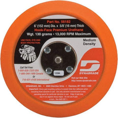 Dynabrade - 6" Diam Disc Backing Pad - 10,000 RPM - Apex Tool & Supply