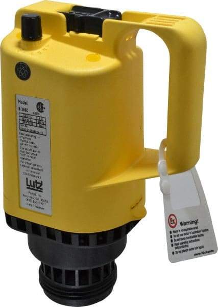 Lutz Pumps - 0.85 HP, Open Drip Proof With Speed Control Drum Pump Motor - For Use With All Lutz Pump Tubes, 120 Volt - Apex Tool & Supply