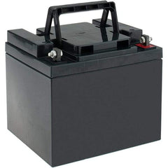 Mule - Lead-Acid, Nut/Bolt Terminal, 12 Volt, 40 Amp, Lead Rechargeable Battery - 6mm Hole Diam, 6.52" Wide x 6.69" High x 7.78" Deep - Apex Tool & Supply