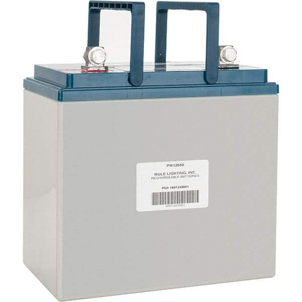 Mule - Lead-Acid, Heavy-Duty L-Type Lead Terminal, 12 Volt, 65 Amp, Lead Rechargeable Battery - 6.67" Wide x 9.68" High x 10.2" Deep - Apex Tool & Supply