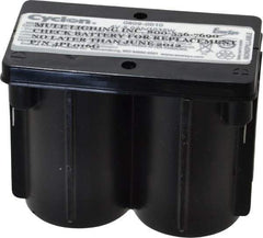 Mule - Pure Lead, Quick-Disconnect Tab Terminal, 4 Volt, 5 Amp, Lead Rechargeable Battery - 1/4" Tab Width x 0.032" Tab Thickness, 2.11" Wide x 2.9" High x 3.78" Deep - Apex Tool & Supply