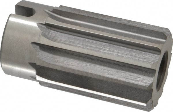 Made in USA - 1-5/8" Reamer Diam, Straight Flute Shell Reamer - Apex Tool & Supply