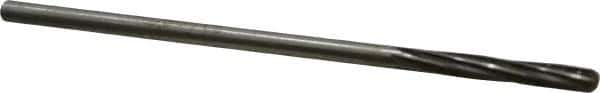 Interstate - 11/64" High Speed Steel Chucking Reamer - Spiral Flute, 0.1645" Straight Shank, 1-1/8" Flute Length, 4-1/2" OAL - Apex Tool & Supply