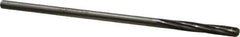 Interstate - 11/64" High Speed Steel Chucking Reamer - Spiral Flute, 0.1645" Straight Shank, 1-1/8" Flute Length, 4-1/2" OAL - Apex Tool & Supply