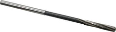 Interstate - 7/32" High Speed Steel Chucking Reamer - Spiral Flute, 0.2075" Straight Shank, 1-1/4" Flute Length, 5" OAL - Apex Tool & Supply