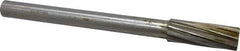 Interstate - 15/16" High Speed Steel Chucking Reamer - Spiral Flute, 3/4" Straight Shank, 2-5/8" Flute Length, 10" OAL - Apex Tool & Supply