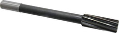 Interstate - 1-1/8" High Speed Steel Chucking Reamer - Spiral Flute, 7/8" Straight Shank, 2-7/8" Flute Length, 11" OAL - Apex Tool & Supply