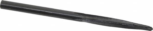 Made in USA - 1/4" Reamer Diam, 5/32" Small End Diam, 5/16" Diam Straight Shank, 2-1/2" Flute, Bridge Reamer - Apex Tool & Supply