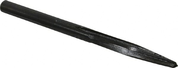 Made in USA - 5/16" Reamer Diam, 3/16" Small End Diam, 3/8" Diam Straight Shank, 2-3/4" Flute, Bridge Reamer - Apex Tool & Supply