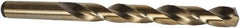Precision Twist Drill - 13/32" 135° Cobalt Jobber Drill - Oxide/Gold Finish, Right Hand Cut, Spiral Flute, Straight Shank, 5-1/4" OAL, Split Point - Apex Tool & Supply