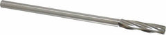 Interstate - 11/32" Cobalt 6 Flute Chucking Reamer - Spiral Flute, 0.2792" Straight Shank, 1-1/2" Flute Length, 6" OAL - Apex Tool & Supply