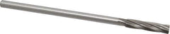 Interstate - 3/8" Cobalt 6 Flute Chucking Reamer - Spiral Flute, 0.3105" Straight Shank, 1-3/4" Flute Length, 7" OAL - Apex Tool & Supply