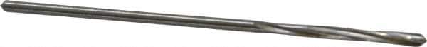 Made in USA - 3/32" High Speed Steel 4 Flute Chucking Reamer - Spiral Flute, 0.088" Straight Shank, 3/4" Flute Length, 3" OAL - Apex Tool & Supply