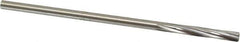 Made in USA - 13/64" High Speed Steel 6 Flute Chucking Reamer - Spiral Flute, 0.1945" Straight Shank, 1-1/4" Flute Length, 5" OAL - Apex Tool & Supply