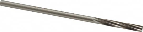 Made in USA - 7/32" High Speed Steel 6 Flute Chucking Reamer - Apex Tool & Supply