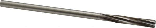 Made in USA - 5/16" High Speed Steel 6 Flute Chucking Reamer - Spiral Flute, 0.2792" Straight Shank, 1-1/2" Flute Length, 6" OAL - Apex Tool & Supply