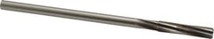 Made in USA - 5/16" High Speed Steel 6 Flute Chucking Reamer - Spiral Flute, 0.2792" Straight Shank, 1-1/2" Flute Length, 6" OAL - Apex Tool & Supply