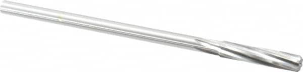 Made in USA - 21/64" High Speed Steel 6 Flute Chucking Reamer - Apex Tool & Supply