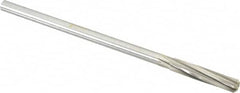 Made in USA - 23/64" High Speed Steel 6 Flute Chucking Reamer - Apex Tool & Supply