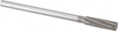 Made in USA - 9/16" High Speed Steel 8 Flute Chucking Reamer - Apex Tool & Supply