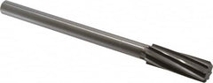 Made in USA - 27/32" High Speed Steel 8 Flute Chucking Reamer - Apex Tool & Supply