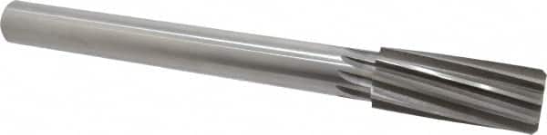 Made in USA - 1-1/4" High Speed Steel 10 Flute Chucking Reamer - Apex Tool & Supply