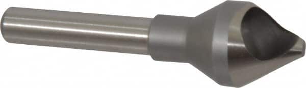 M.A. Ford - 9/16" Head Diam, 1/4" Shank Diam, 0 Flute 60° High Speed Steel Countersink - Apex Tool & Supply
