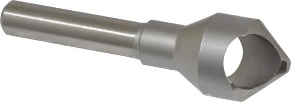 M.A. Ford - 9/16" Head Diam, 1/4" Shank Diam, 0 Flute 82° High Speed Steel Countersink - Apex Tool & Supply
