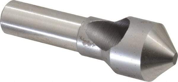 M.A. Ford - 13/16" Head Diam, 1/2" Shank Diam, 0 Flute 90° High Speed Steel Countersink - Bright Finish, 2-5/8" OAL, Single End, Straight Shank, Right Hand Cut - Apex Tool & Supply