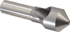 M.A. Ford - 13/16" Head Diam, 1/2" Shank Diam, 0 Flute 90° High Speed Steel Countersink - Bright Finish, 2-5/8" OAL, Single End, Straight Shank, Right Hand Cut - Apex Tool & Supply