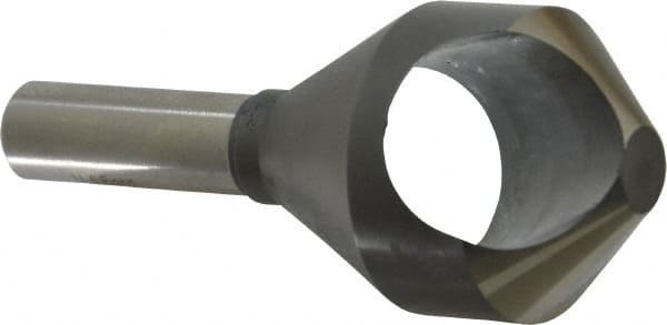 M.A. Ford - 1-1/2" Head Diam, 1/2" Shank Diam, 0 Flute 90° High Speed Steel Countersink - Apex Tool & Supply