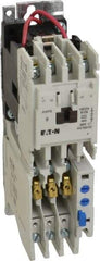 Eaton Cutler-Hammer - 110 Coil VAC at 50 Hz, 120 Coil VAC at 60 Hz, 9 Amp, Nonreversible Open Enclosure NEMA Motor Starter - 1/3 hp at 1 Phase - Apex Tool & Supply